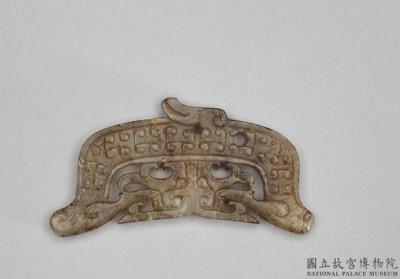 图片[3]-Jade pei pendant with animal-mask Pattern, late Warring States period to early Western Han dynasty (275-141 BCE)-China Archive